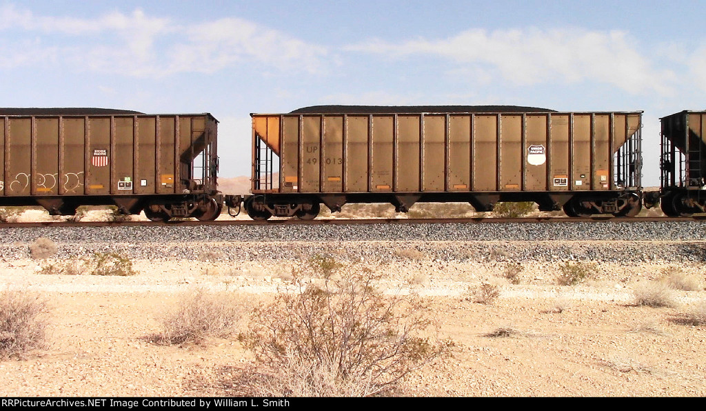 WB Unit Loaded Coal Frt at Erie NV W-Pshr -90